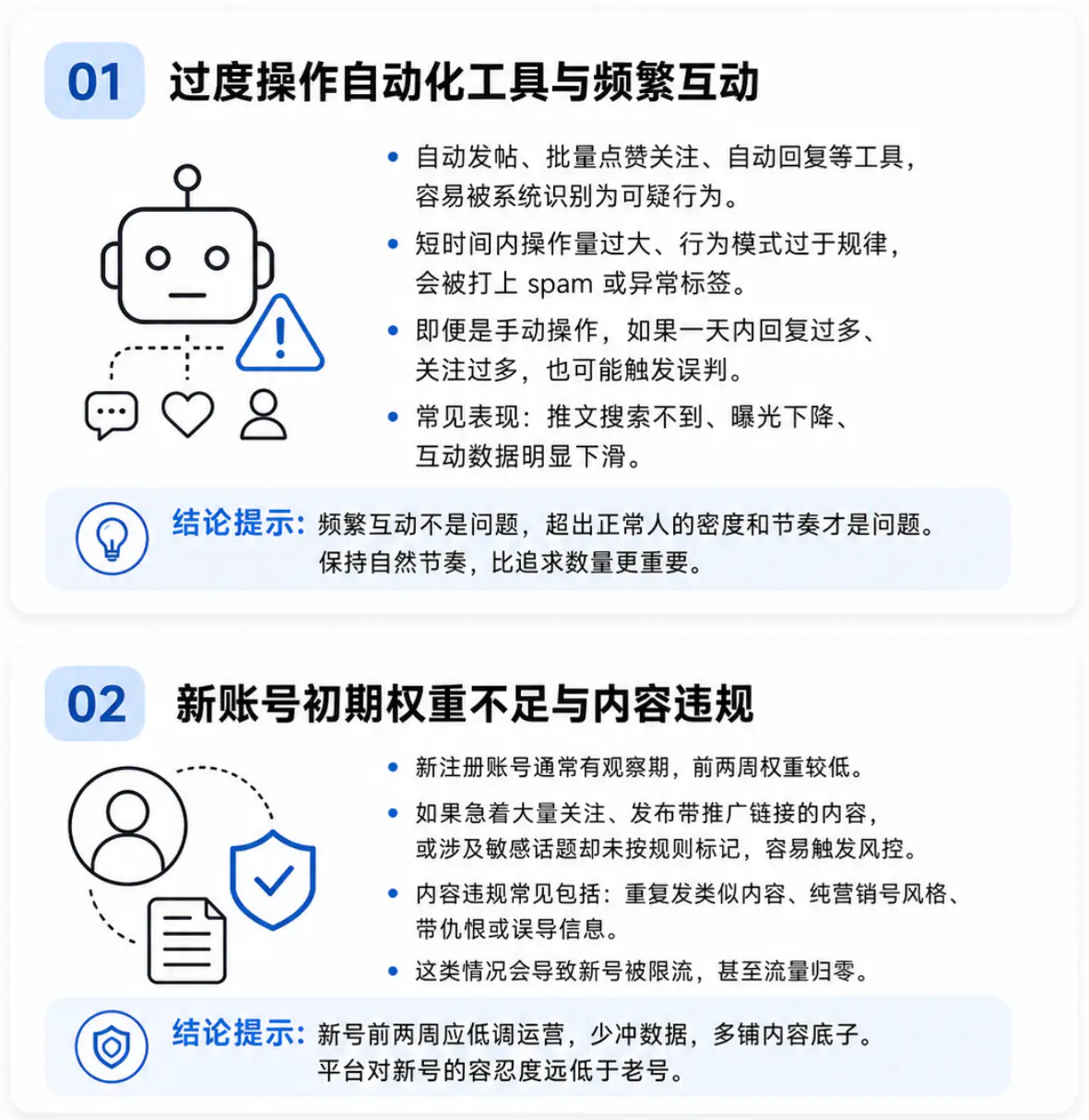 X账号限流的主要原因