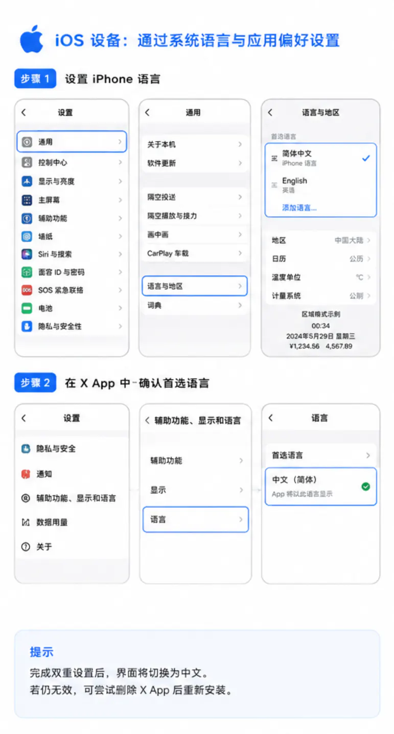 ios设备的设置方法